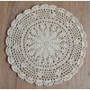 SouthMage 4 Hand Crochet Round Lace Doilies 12 inches For Table Placemats