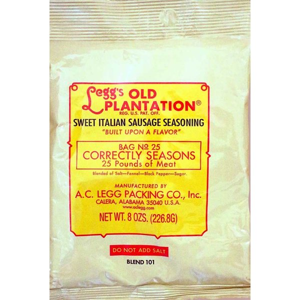 A.C. Legg INC Sweet Italian Sausage Seasoning