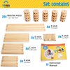 Building Blocks for Kids Ages 4-8 for Preschool Kids-60 Toys Blocks Set 6-12 Years Old to Create Various Shapes-Stimulating Different Toy for Children-Instruction Manual Included - Unique Gift