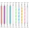 ABenkle 10Pcs Art Dotting Tools for Nail Art, Ball Tip Clay Tools Sculpting Pattern Tracing Stylus, Ball Embossing Stylu for Drawing,Painting Rocks Mandalas,Art Dot Tools