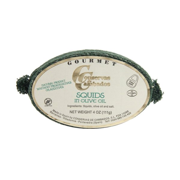 Conservas de Cambados Chipirones - Squid in Olive Oil (4 oz/111g tin)