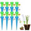 16PCS Plant Self Watering Insert Spikes Device, Automatic Water Control System with Slow Release Valve, Adjustable Water Volume Drip Irrigation Control System for Plants, Enjoy Your Vacation