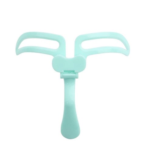FOMIYES Mold Makeup Eyebrow Stencils Kits Makeup Gadgets Folding Tool Eyebrow Shape Mold Brow Stencils Reusable Handheld Eyebrow Measure Tool Eyebrow Trimming Tool for Women