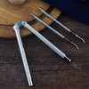 Artcome 3 Pcs Nutcracker Stainless Steel Nut Cracker Set including 1 Nut Cracker and 2 Picks