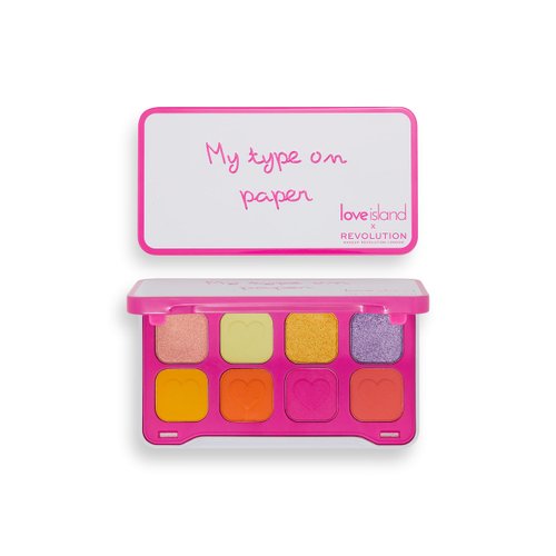 Makeup Revolution X Love Island, Dynamic Eyeshadow Palette, My Type On Paper, 8 Shades, 8g