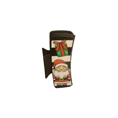 Christmas Santa 4" Hair Clip/Claw