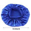 Tergy 12pcs Satin Bonnet Caps for Women Solid Color Hair Bonnets for Sleeping Elastic Band Bonnet Hats for Black Women Hair Care