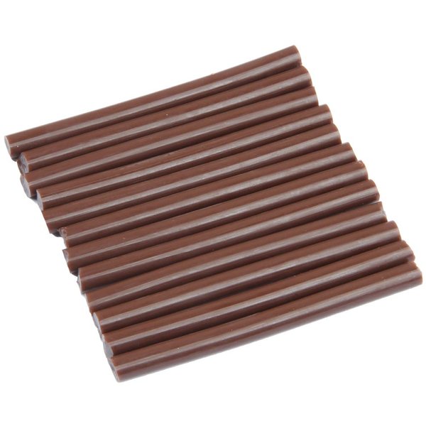 JFFX 12 Pieces Hair Extensions Keratin Gun Bond Glue Sticks Pre-Bonding Hair Styling Tools (Brown Color)