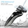 Electric Razor for Men, Mens Rotary Shavers, 4D Rechargeable Electric Shavers for Men, Wet & Dry Use, LCD Display, Child Lock, USB Ceramic Cordless Rechargeable Cordless Men's Rotary Shavers