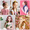30 PCS Pink Hair Bows Mini Pink Hair Clip Cute Pink Hair Ribbon Bow Hairpins for Girls Women Toddlers Hair Accessories, Small Bow