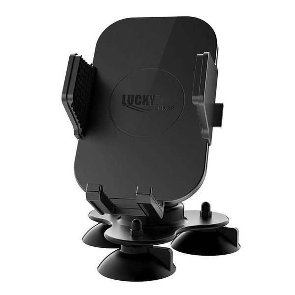 LUCKYLAKER Strong Suction Phone Mount Base Universal Marine Electronic Mount Ball Kayak Fish Finder Holder Car Fishing for Truck Boat Canoe