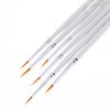 Fine Detail Paint Brush Set, 6 Pieces Miniature Art Brushes for Fine Detailing,Art Painting - Acrylic, Watercolor, Oil - Miniatures, Models, Airplane Kits, Nail