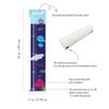 Personalized Canvas Growth Chart for Kids, Height Chart for Kids, Growth Chart Banner with Name (Ocean)