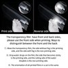 UOKHO 30 Sheets Transparency Film Paper, 8.5x11 Inches Transparent Film for Ink Jet Printer, 100% Transparencies Printing Transparent Film Sheets for Overhead Projector, Silk Screen Printing