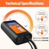 iPower Digital Heat Mat Thermostat Controller for Seed Germination, Reptiles Brewing Breeding Incubation Greenhouse, 40-108°F, 8.3A 1000W, 1000W-Orange, Orange