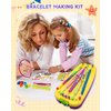 Friendship Bracelet Making Kit Toys, Arts and Crafts for Kids Ages 8-12, Popular Birthday Gifts for 6 7 8 9 10 11 12 13 Year Old Girls Gifts Ideas, Teen String Bracelets Maker Craft, Bracelet Kit