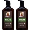 Dr. Squatch Men's Natural Lotion Non-Greasy Men's Lotion - 24-hour moisturization hand and body lotion - Made with Shea Butter, Coconut Oil, and Vitamin E - Pine Tar (2 Pack)