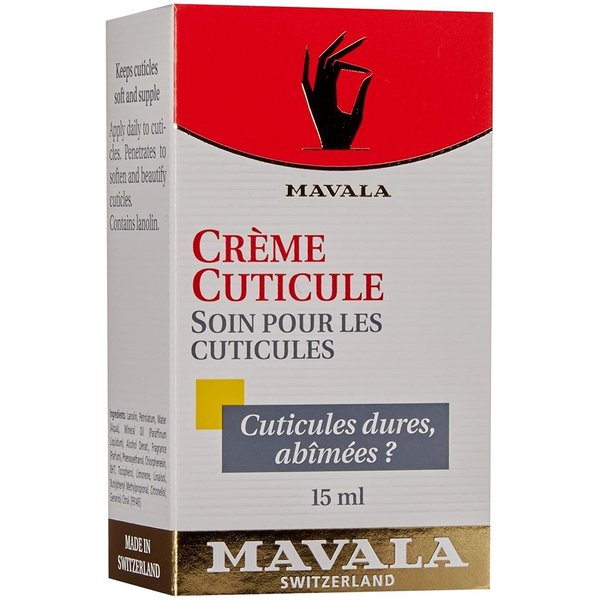 MAVALA Cuticle Cream | Serum Conditioner for Nail Health | Softening Cream to Maintain Healthy Cuticles | Support Cuticle Repair | Nail Care | 0.5 Ounce Bottle