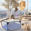 LAIRIES Small Animals Tent, Breathable Transparent Pet Playpen Pop Up Playpen Open Outdoor/Indoor Exercise Fence, Portable Yard Fence for Guinea Pig, Rabbit, Hamster, Chinchillas and Hedgehogs