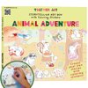Together Art Animal Adventure Storytelling Art Box – 7 Backgrounds & 9 Sticker Sheets, Creative Projects for Kids Age 3+, Family-Friendly