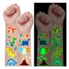 Partywind 350 Styles Glow Dinosaur Party Favors for Kids, 30 Sheets Luminous Dinosaur Temporary Tattoos for Boys Birthday Party Supplies, Toddler Goodie Bag Stuffers for Party Decorations