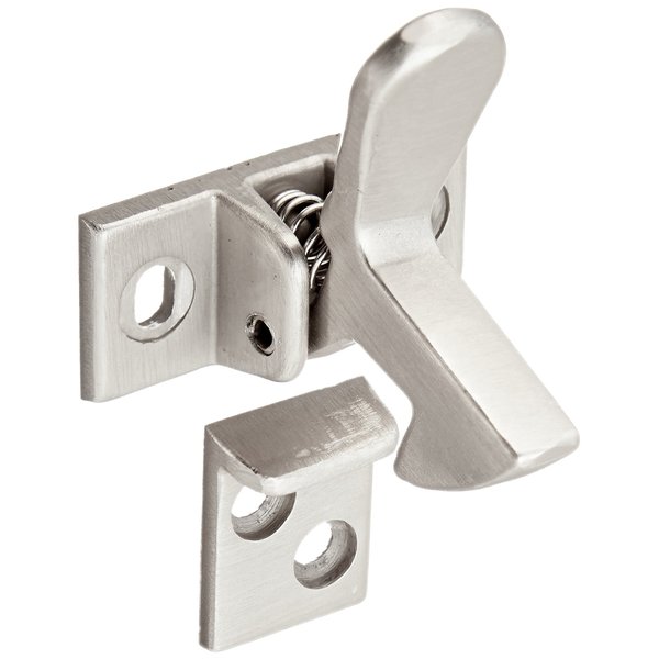 Slide-Co 244691 Cabinet Door Elbow Catch, Satin Nickel Plated (Single Pack)