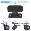 Naponal Dash Cam Rear Camera Mount(2 PCS), Universal Rear View Camera Rear Window Mount, Mirror Camera Rear Windshield Backup Camera Bracket, Car Dashcam Reverse Camera Holder, Easy to Install.