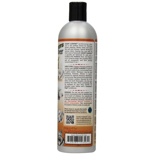 Groomer's Edge Desert Almond Dog and Cat Shampoo, 16-Ounce