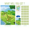 Morcheiong Pin The Tail on The Dinosaur Party Game with 48pcs Tails for Dinosaur Party Favors Kids Birthday Party Supplies Boys Party Decorations