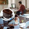 2 Pack Cervical Neck Traction Device Inflatable Collar Brace Adjustable Neck Stretcher Neck Support for Spine Alignment and Chronic Neck Pain Relief(Brown)