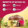 Raw Batana Oil for Hair Growth,100 percent Pure Organic Dr Sebi Hair Oil from Honduras, Prevent Hair Loss, Moisturize for Dry Damaged Hair, Nourish Scalp Conditioner