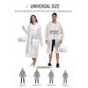 MOCOTONO Reusable Thicken EVA Rain Ponchos for Adults (1 Pack)- Extra Long Rain Jackets Raincoats for Men Women (White,Universal)