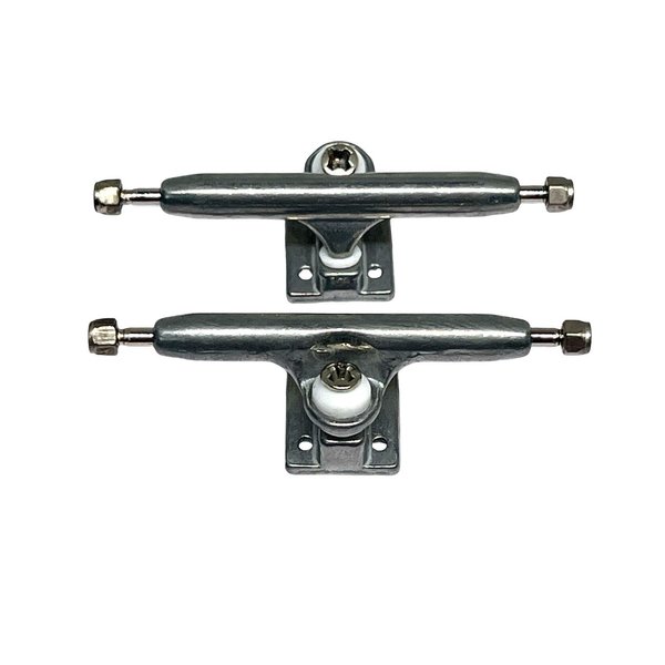LEEFAI Pro Fingerboard Trucks 29/32/34/36mm G4 -Raw Metal Color-Inverted Kingpin with Hardware (32mm)
