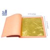 Slofoodgroup - 24 Karat Edible Gold Leaf Loose Sheets - 25 Sheets Gold Leaf Per Book - Gold Leaf Sheet Size 3.15in x 3.15in Loose Leaf Sheets - Edible Decoration, Crafting, Art and More