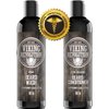 Viking Revolution Beard Wash & Beard Conditioner Set w/Argan & Jojoba Oils – Softens, Smooths & Strengthens Beard Growth - Natural Peppermint and Eucalyptus Scent - Beard Shampoo w/Beard Oil (10 oz)
