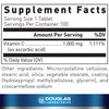 Douglas Laboratories Vitamin C | Water-Soluble Antioxidant Supplement to Support Immune Function and Normal Wound Healing* | 100 Tablets
