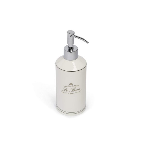 Kassatex ALB-LD-W Le Bain Lotion Dispenser, White