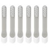 YMPBO Toothbrush Replacement Heads for Quip Electric Toothbrush Adult, 6 Pack Replacement Heads, Soft Bristles, White