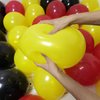 300 Pack Black Red Yellow Balloons - Black Red and Yellow Latex Balloons 12 inch - 100 of Each Color - Party Balloons Decoration Supplies
