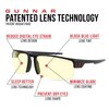 Gaming Glasses | Blue Light Blocking Glasses | Torpedo/Onyx by GUNNAR | 65% Blue Light Protection, 100% UV Light, Anti-Reflective To Protect & Reduce Eye Strain & Dryness