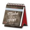Fitlosophy 'Make Today Count' 365-Day Inspirational Perpetual Desk Calendar, Fitdesk 365-Day Perpetual Calendar (FITDESK-Cal)