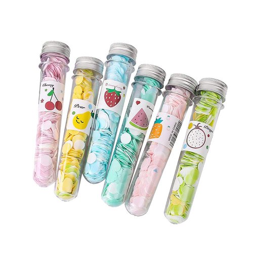 GSHLLO 6 Boxes Disposable Soap Paper Confetti Soap Flakes Hand Cleaning Washing Paper Soap Sheets Petals for Travel