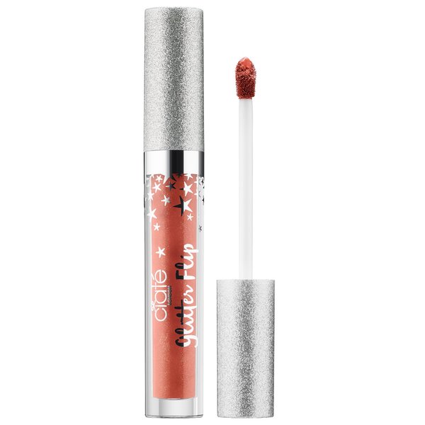 Ciate London Glitter Flip! Six New Shades! Press Lips Together To Transform Metallic Matte Liquid Lipstick Into A Multi-Dimensional Glitter Lip! 13 Beautiful Shades! (Chaos - Rust Brown)