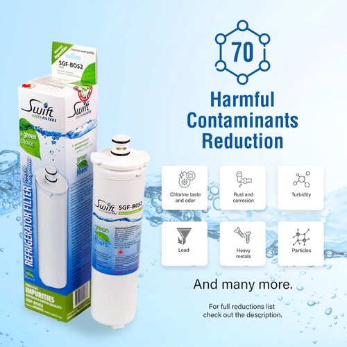 Swift Green Filters SGF-BO52 Compatible Refrigerator Water Filter for EVOLFLTR10, 640565, 1257074, AP3961137, Made in USA,(Pack of 1)