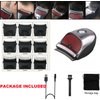 HAASHADA Shortcut Hair Clippers Self-Haircut Kit for Men, Shortcut Self Grooming Haircut Kit with 9 Limited Combs, USB Rechargeable Cordless Electric Hair Trimmer Professional Hair Cutting Machine