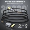 UANTIN DisplayPort 1.4 to HDMI 2.1 Cable (8K@60Hz,4K@120Hz,2K@144Hz) Uni-Directional 6FT DP (Source) to HDMI (Monitor) Braided Cord Support HDCP2.3/HDR10/DSC for AMD, NVIDIA