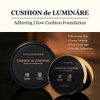 [CHALLANS de PARIS] CUSHION de LUMINÁRE Cream Foundation, Radiant, Flawless Coverage of Skin Imperfections and Uneven Skin Tone, Long-Lasting Wear, Suitable for All Skin Types (23 Medium Beige)