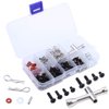 Hobbypark RC Screws Kit Repair Tool Box Hardware Fasteners for 1:8 1/10 RC Car Replacement (240-Pack)