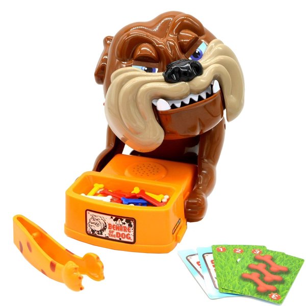 Beyoung Funny Parent Child Games Beware of The Dog Don't Wake The Dog Toys, Dog Board Games, Funny Electronic Pet Dog Toys, Bad Dog Gnaw Bones(ABS)