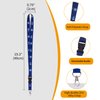 Cruise Lanyards, 3 Pack Waterproof Cruise Lanyard with Detachable Buckle & ID Badge Holder for Cruises Ships Key Cards, Cruise Essentials & Must Have Accessories (Light Blue + Dark Blue + Red)